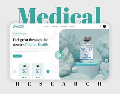 Aminos Medical Research Web & Design