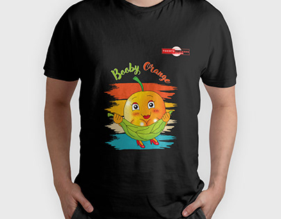 Baby Orange T shirt Design