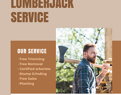 Lumberjack Service Promotion Instagram Post