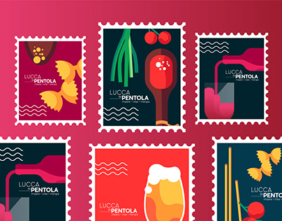 Lucca in Pentola — Food Festival Graphics