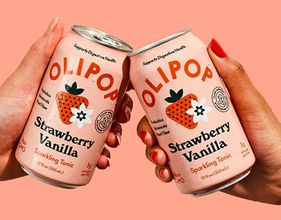 Branding of OLIPOP Juice