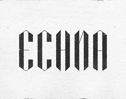 ECHNA | Concept font