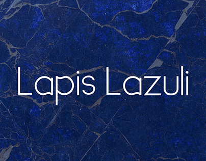 Lapis Lazuli : Typeface