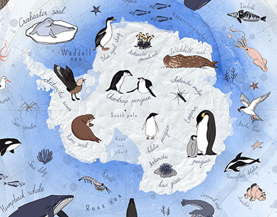The Illustrated Map of Antarctica