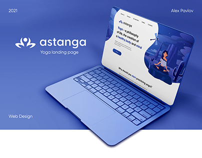 Astanga - Yoga Landing Page
