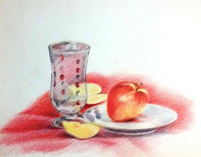 Colour Pencil/ Charcoal Drawing/ Sketch