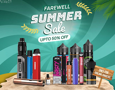 Summer sale social media posters and banners