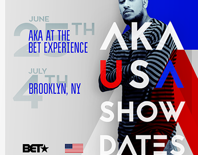 A.K.A U.S.A tour dates artwork