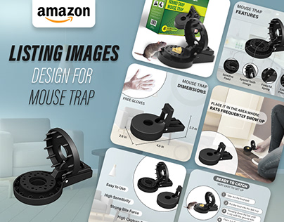 Amazon Listing Images Design | Mouse Trap