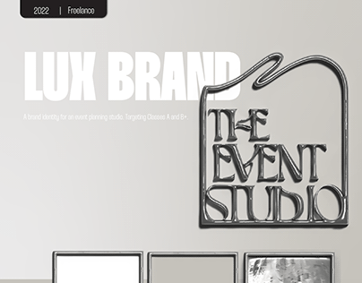 Luxury Brand Identity | Events Studio