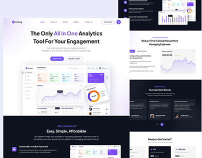 Project thumbnail - Convg: Saas Landing Page Design