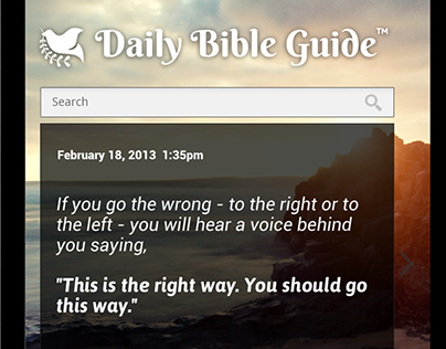 Daily Bible Guide Widget