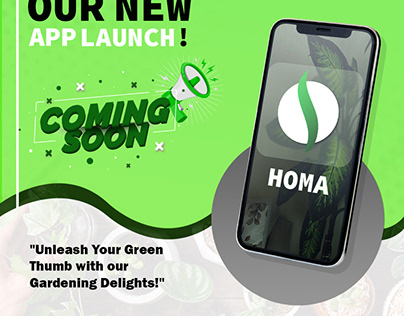 HOMA (Gardening App) Launching soon