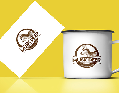 Musk Deer Restaurant Logo Design