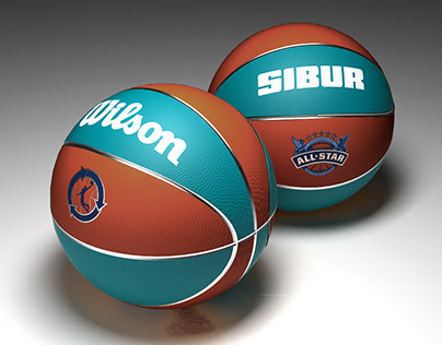 SIBUR X Wilson VTB League Ball Design
