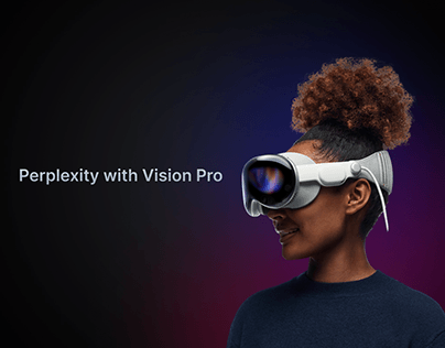 Perplexity UI : Apple Vision PRO/OS Spatial UI Design