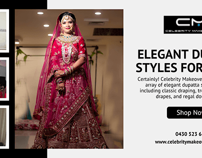 Elegant Dupatta Styles For Brides