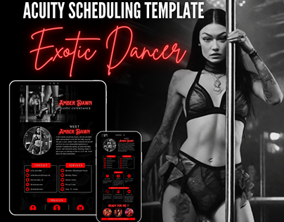 Acuity Scheduling Template: Exotic Dancer Concept