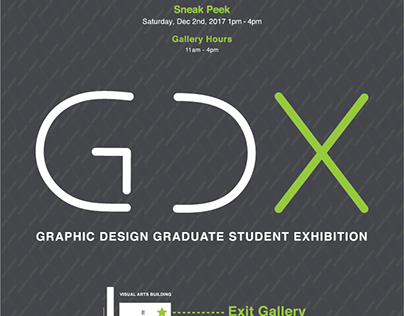 Graduate Graphic Design Exhibition Poster Designs