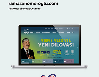 www.ramazanomeroglu.com web arayüz tasarımı