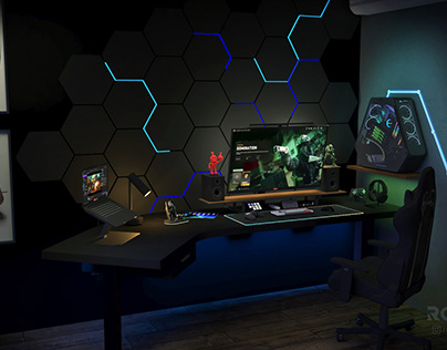 Gaming Room + Work Station