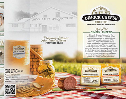 Dimock Cheese Marketing Collateral Pieces