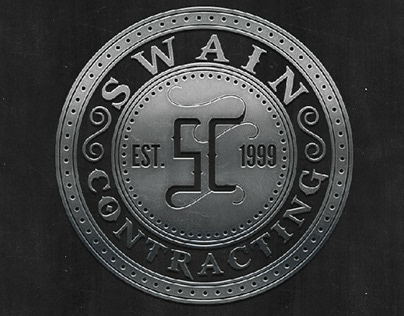 Swain Contracting logo design