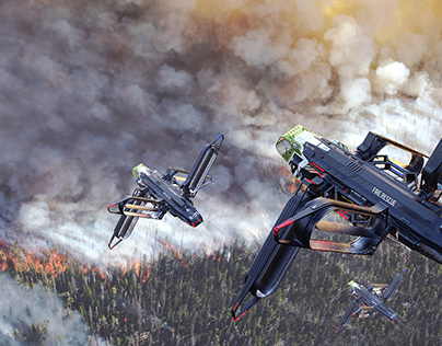 FIREFLY X-01 FIRE RESCUE DRONE