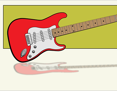 Stat style guitar