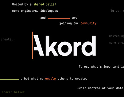 Akord - Seize control of your data