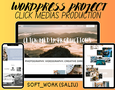 WordPress Project (Click Medias Production)