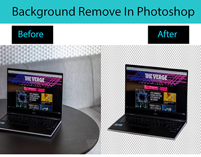Background Remove In Adobe Photoshop (Laptop)