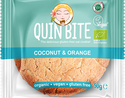 Conceptual logo for Quin Bite organic food