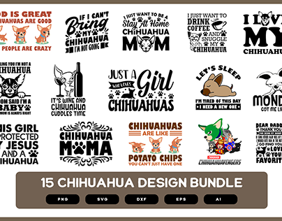 15 Chihuahua SVG | Chihuahua shirts | Chihuahua Design