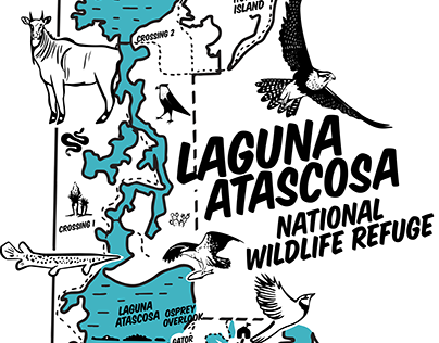 Laguna Atascosa National Wildlife Refuge Map