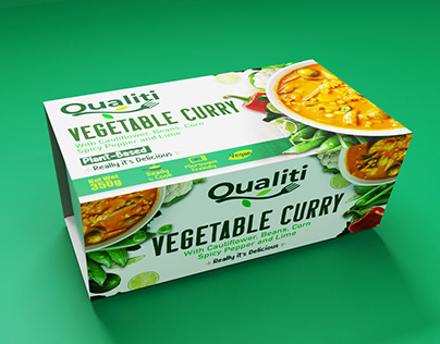 vegetable curry packaging design | box packaging design