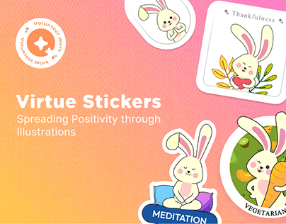 Virtue Stickers | Illustration