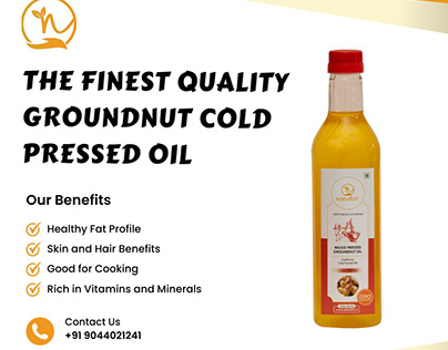 The Finest Quality Groundnut Cold Pressed Oil