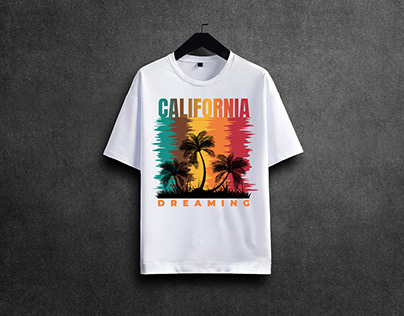 California Dreaming T-shirt Design