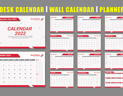 Desk calendar/ Wall calendar/ Planner