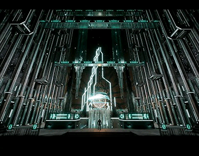 "The Lightning Hall" Game Environment