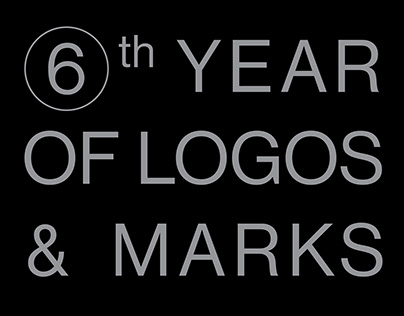 6th year of logos & marks