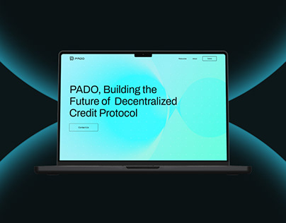 PADO Web3 Decentralized Credit Protocol | Web Design
