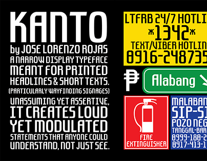 Kanto Display Typeface