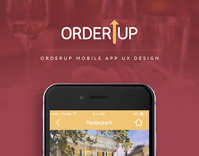 Orderup - UI/ UX App Design