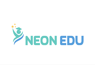 Neon edu motion graphic for introducing services