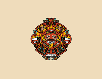 Aztec Art Illustration