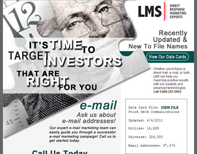 Email Marketing Design for LMS, Inc.