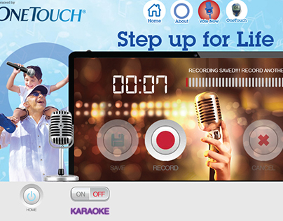 Step up for life audio recorder