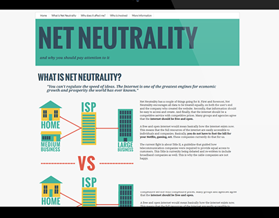 Net Neutrality Informative Website